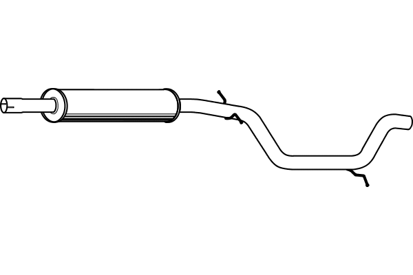 Centre Muffler (P7580)