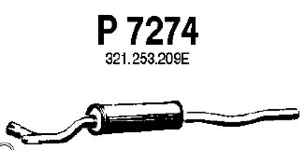 Centre Muffler (P7274)