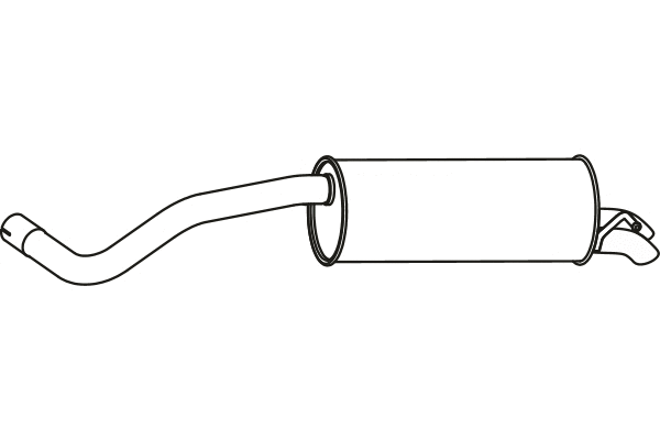 Rear Muffler (P55031)