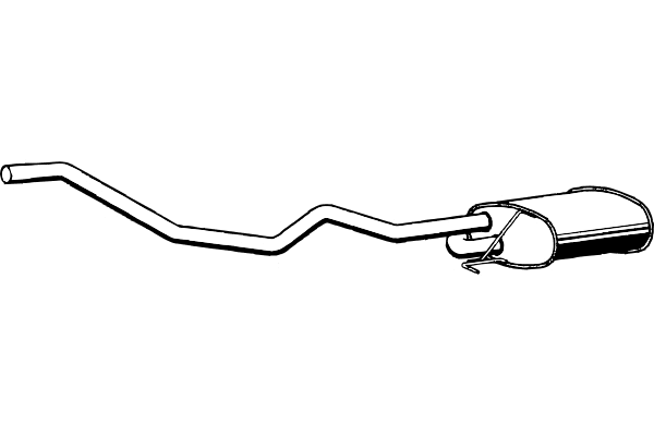 Rear Muffler (P1591)