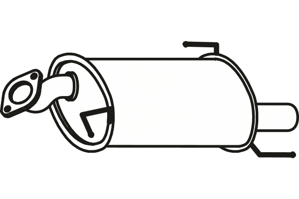 Rear Muffler (P43061)