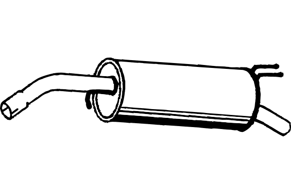 Rear Muffler (P2272)