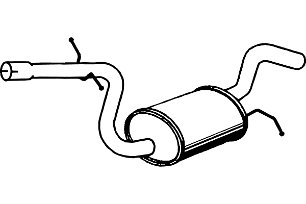 Centre Muffler (P7152)