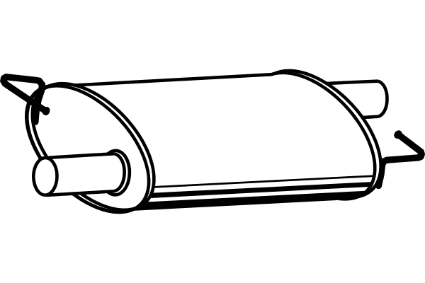 Centre Muffler (P7554)