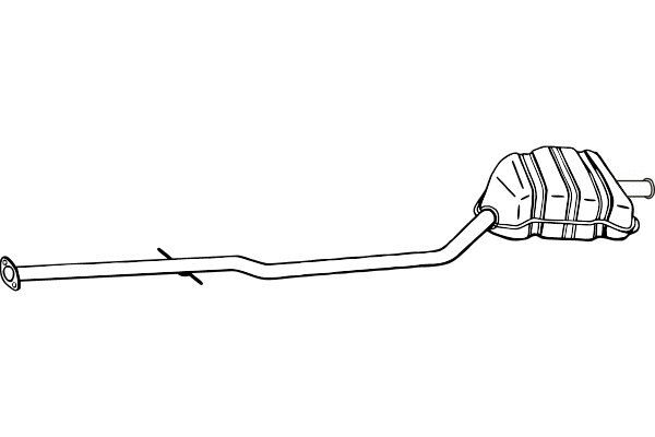 Rear Muffler (P3080)