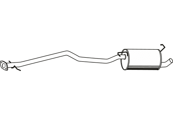 Centre Muffler (P2518)