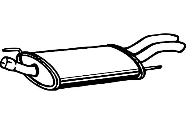 Rear Muffler (P7426)