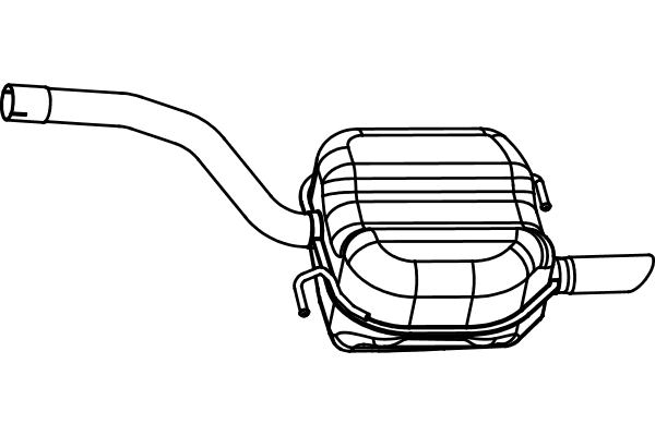 Rear Muffler (P72098)