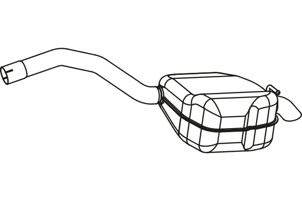 Rear Muffler (P2395)