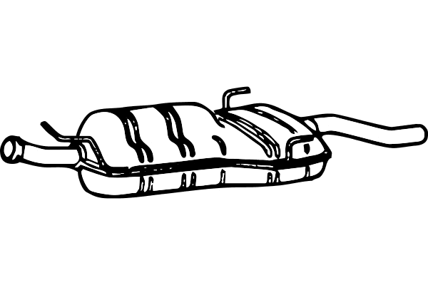 Rear Muffler (P5381)