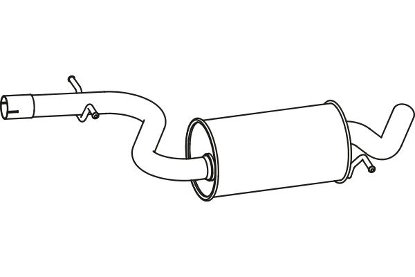 Centre Muffler (P7198)