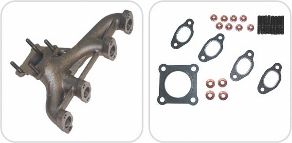 Manifold, exhaust system (P99904)