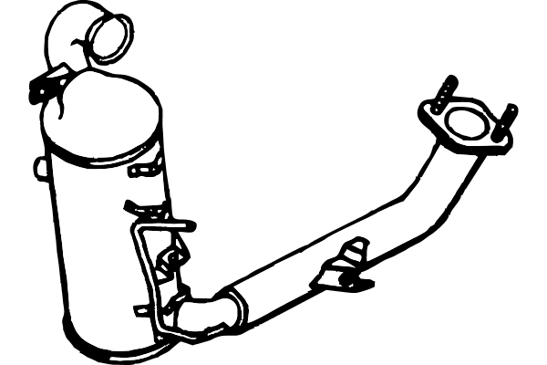 Soot/Particulate Filter, exhaust system (P9855DPF)