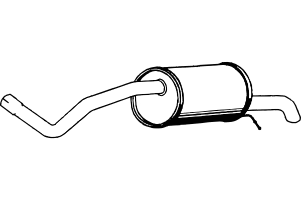 Rear Muffler (P5758)