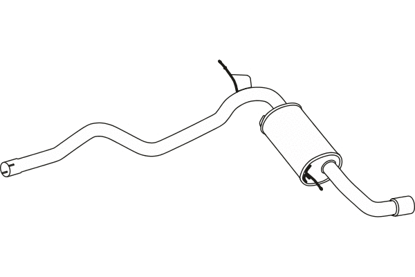 Rear Muffler (P14014)