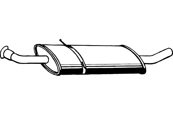 Centre Muffler (P3741)
