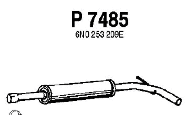 Centre Muffler (P7485)