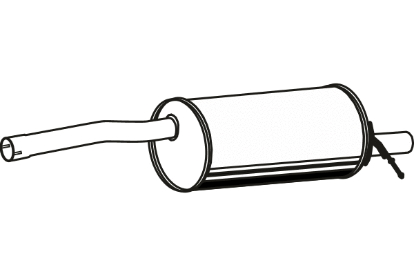Rear Muffler (P1932)