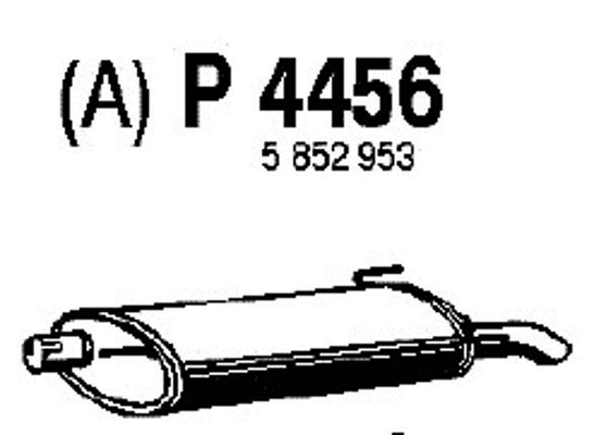 Rear Muffler (P4456)