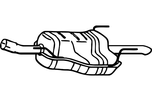 Rear Muffler (P4583)
