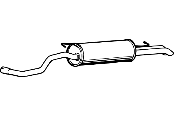 Rear Muffler (P5550)