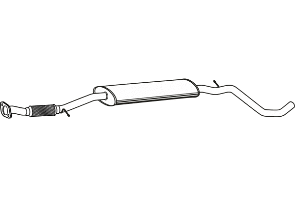 Centre Muffler (P2283)