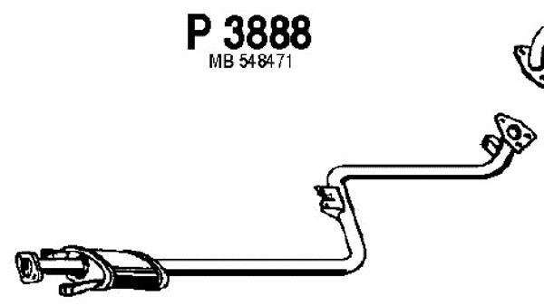 Centre Muffler (P3888)