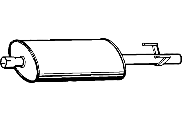 Centre Muffler (P3706)