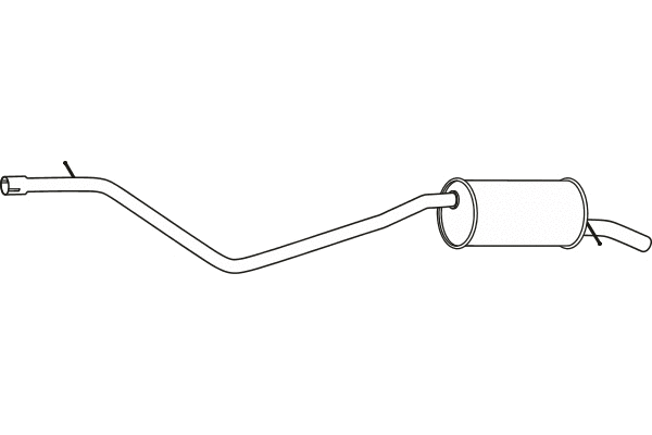 Rear Muffler (P19002)