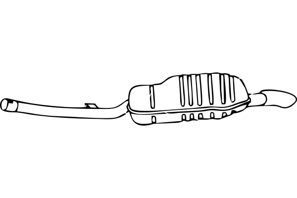 Rear Muffler (P11028)