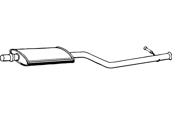 Centre Muffler (P1809)
