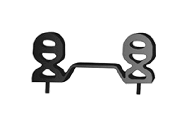 Rubber Strip, exhaust system (X50131)
