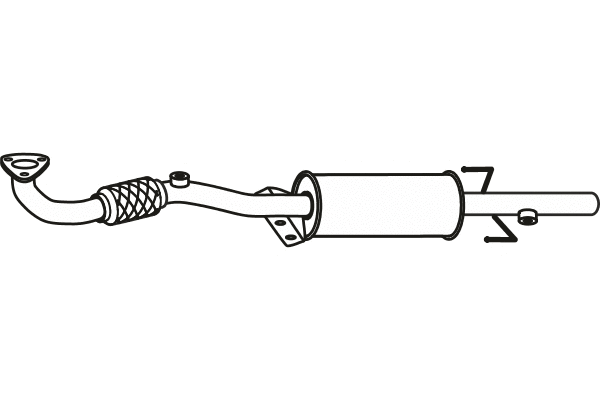 Soot/Particulate Filter, exhaust system (P9823DPF)