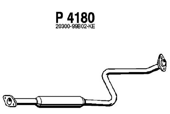 Centre Muffler (P4180)