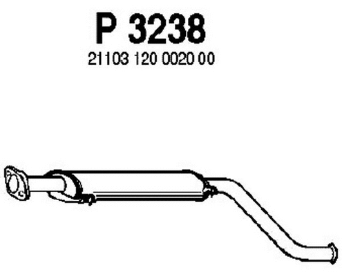 Centre Muffler (P3238)