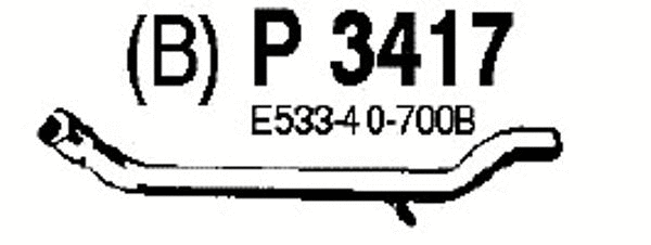 Exhaust Pipe (P3417)