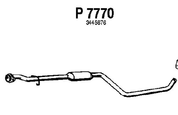 Centre Muffler (P7770)