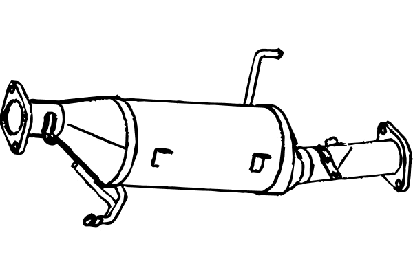 Soot/Particulate Filter, exhaust system (P9880DPF)