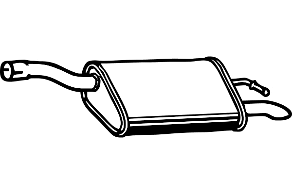 Rear Muffler (P2324)