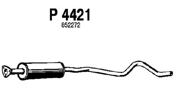 Centre Muffler (P4421)