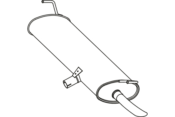 Rear Muffler (P4033)