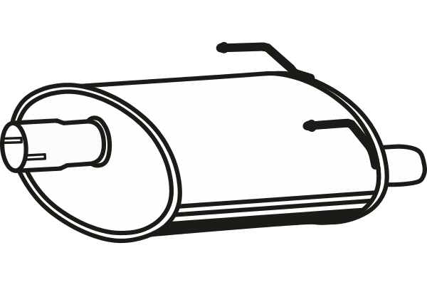 Rear Muffler (P23080)