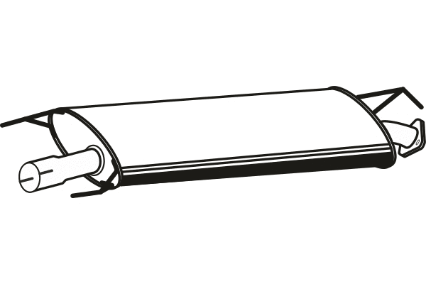 Centre Muffler (P66018)