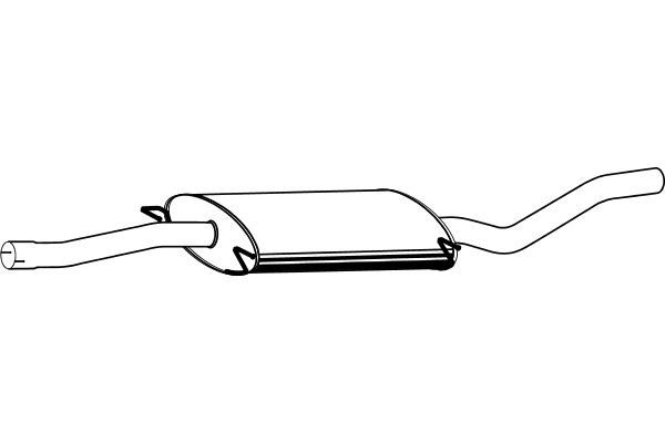 Centre Muffler (P3738)