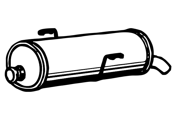 Rear Muffler (P4779)