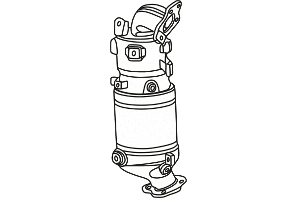 Soot/Particulate Filter, exhaust system (P8830DPF)