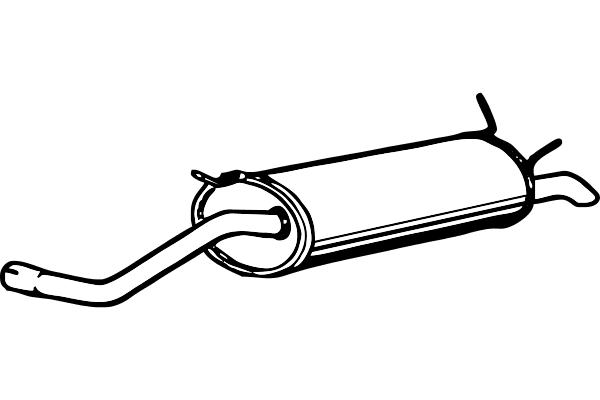 Rear Muffler (P5109)
