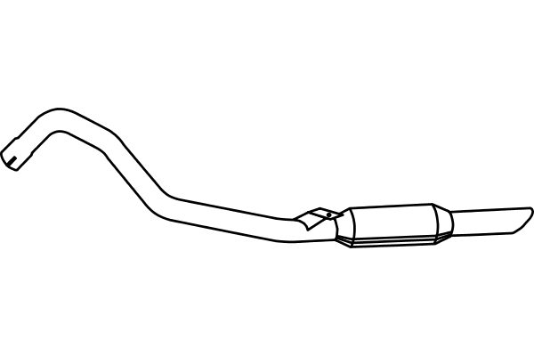 Rear Muffler (P4093)