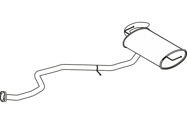Rear Muffler (P66044)