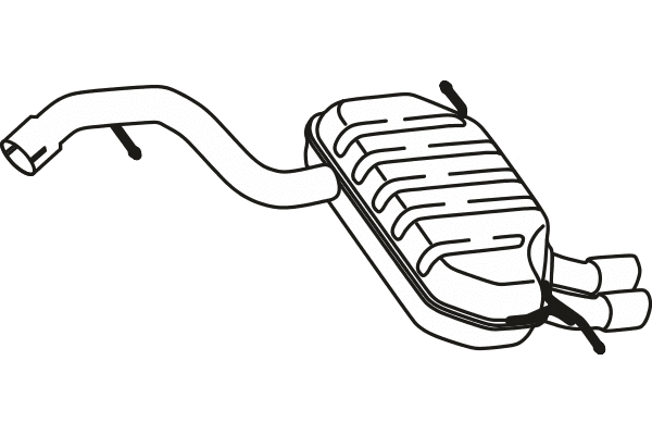 Rear Muffler (P72076)